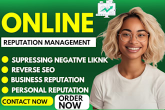 do online reputation management remove negative links