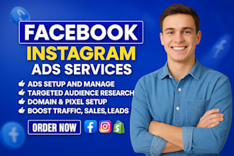 run high converting meta ad, facebook and ig ads campaigns for leads or sales