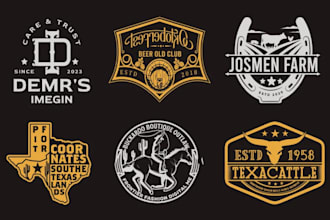 do western cattle brand style and ranch logo