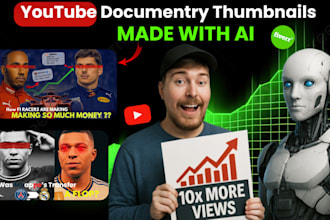 make youtube documentary thumbnails with ai