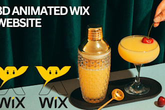 3d animated wix website 3d interactive wix website 3d wix studio wix landing pag