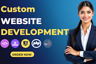 develop websites using HTML tailwind css php and mysql react