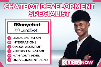automate manychat chatbot deepseek ai openai gpt landbot chatbot integration