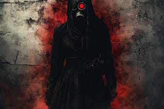 draw fantasy or dark creepy horror art illustration