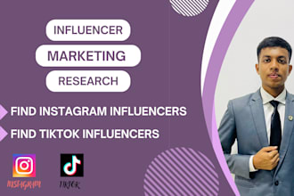 do find the best instagram, tiktok influencers for you