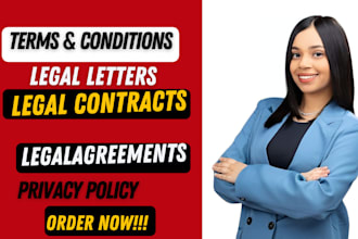 write legal contracts and legal agreements