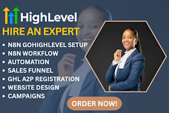 gohighlevel n8n setup,workflow,a2p 10dlc,ai automation,ghl website