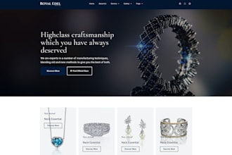 design shopify website, jewelry store, fashion website, clothing store, skincare