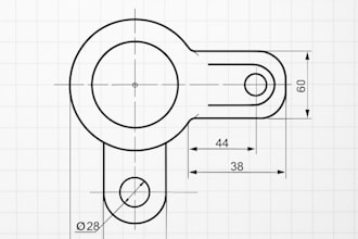 create precise 2d mechanical cad for machining and production, also cnc programs