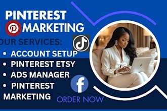 setup high converting pinterest ads pins design facebook ads seo for ecommerce