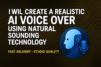 create a realistic ai voice over using natural sounding tech