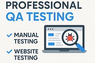 do mobile application QA testing and report bugs