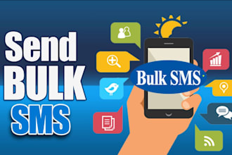 blast bulk SMS marketing campaign, bulk email, bulk SMS