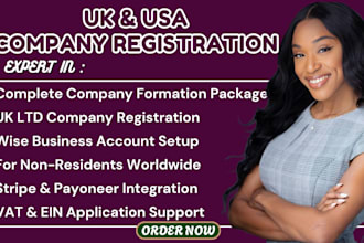 register uk ltd vat  set up wise bank, company formation for non residents