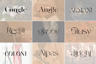 design wordmark elegant timeless modern luxury typography business brand logo