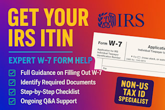 help you apply for your irs itin individual taxpayer id number