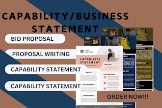 do capability statement design for government contract