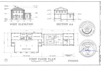 stamp architectural drawing house plan, floor plan, city permit florida pe stamp