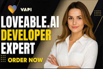 ai apps, saas mvps and voice agents with loveable lovable vapi botch at website