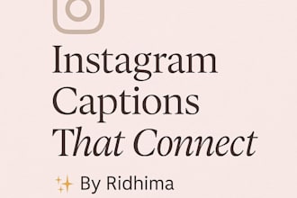 write aesthetic instagram captions for posts, reels and stories
