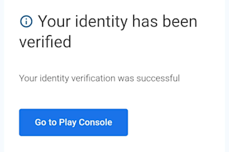 create organizational account without tester