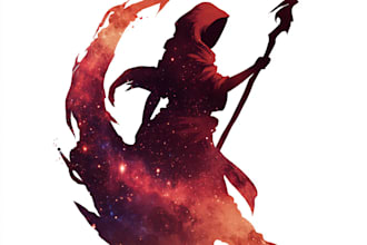 design awesome rpg fantasy or sci fi logo for you