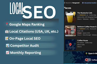 rank your business on google maps and search box