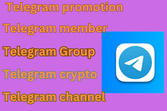 grow 700k crypto forex telegram members, pump memecoin token, telegram promotion