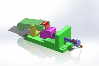 create 3d models and assemblies using solidworks
