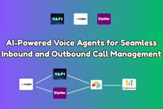 build automated ai voice agents with ghl vapi ai synthflow bland ai and make com