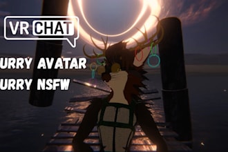 create a custom vrchat avatar and 3d anime model including nsfw and fully rigged
