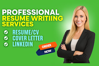 do professional and attractive resume or CV design