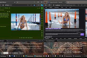 ai influencer flux lora model with stable diffusion controlnet comfyui workflow