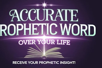 give you a prophetic word