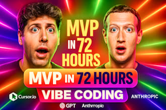 build ai app, saas or telegram bot in 72h and vibe coding, cursor, sonnet 4