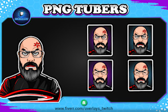 design pngtuber or giftuber for vtuber streaming on twitch for veadotube mini