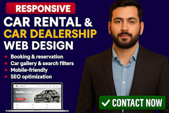car rental website car dealership website car dealer website chauffeur website