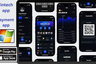 develop fintech app payment app neobank app p2p lending app cryptowallet website