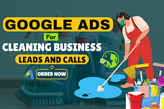 setup targeted google ads campaign for cleaning business