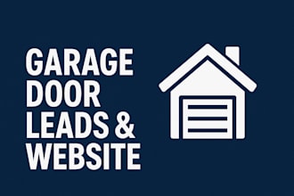 generate garage door leads locksmith leads garage door website home security smm
