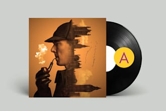 design an album or single cover art