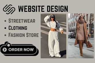 design squarespace streetwear website clothing website fashion store