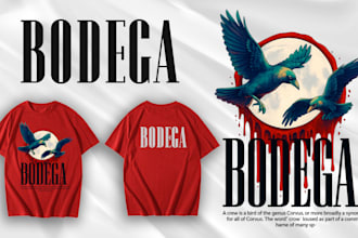 do custom typography minimal trendy tshirt design
