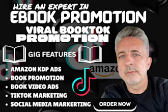 viral booktok video,tiktok video ads,ebook promotion, advertising,kdp marketing