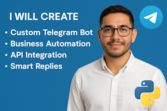 build telegram assistant bot with custom commands and webhook features
