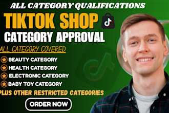 approve tiktok shop restricted category, tik tok shop category approval