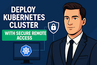 deploy kubernetes cluster on azure or aws with secure remote access