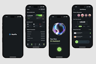 develop a secure and scalable fintech mobile or web app