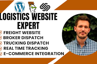 design a trucking, logistics, dispatch, freight broker, or shipping website