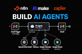 build advanced n8n or make workflow automation for your apps